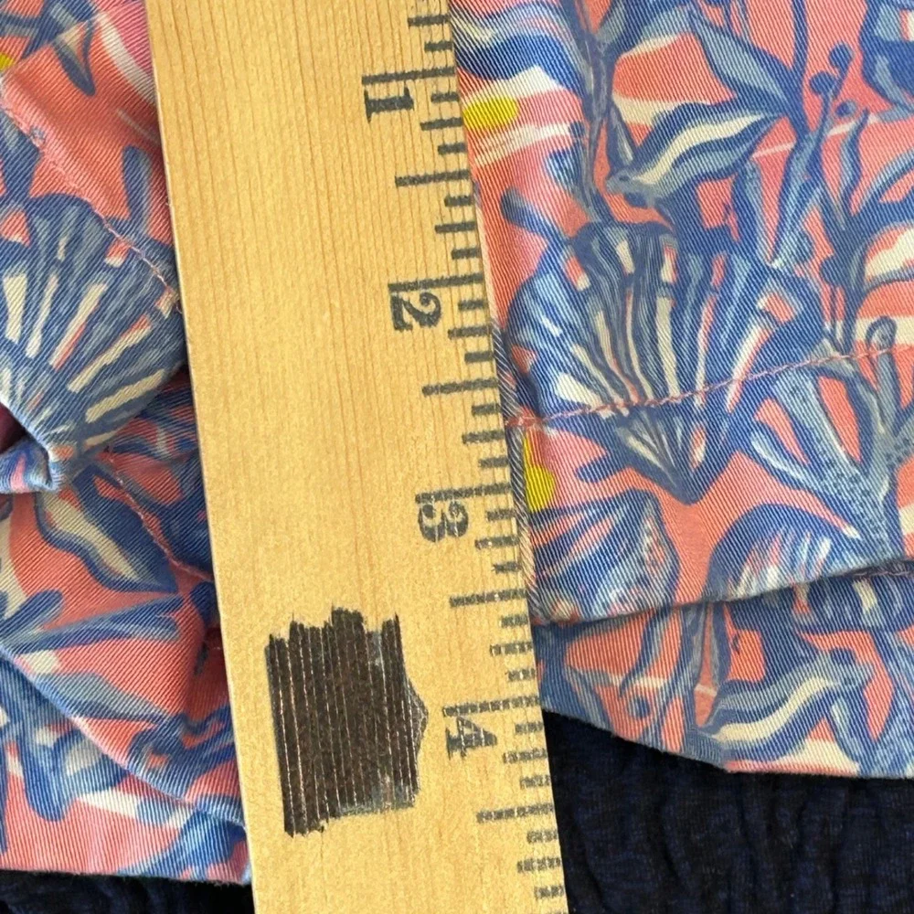 Vineyard Vines Seahorse Shell Coastal Print Shorts Pink Blue Women Size 4‎